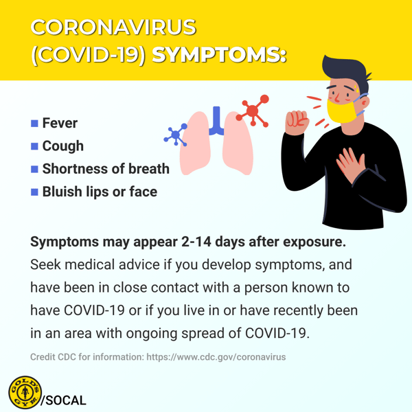 Corona Symptoms Notice