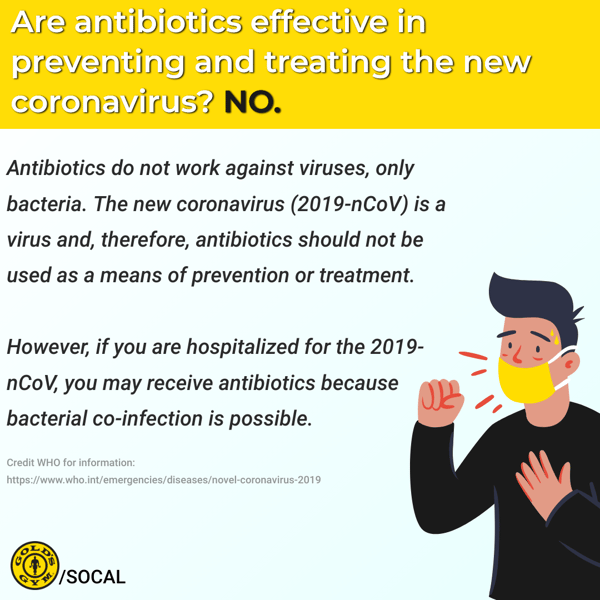 Corona WHO Antibiotics Notice