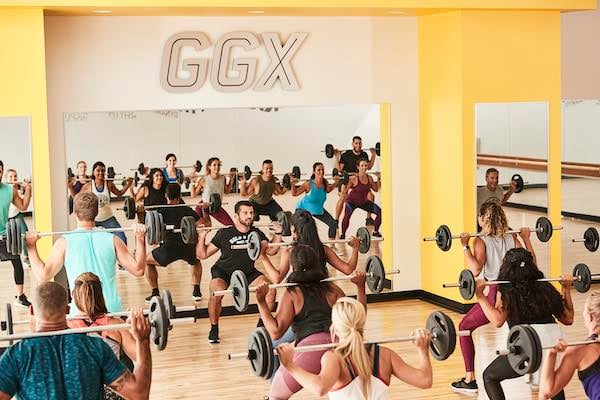 Gold's Gym - Body Pump class 